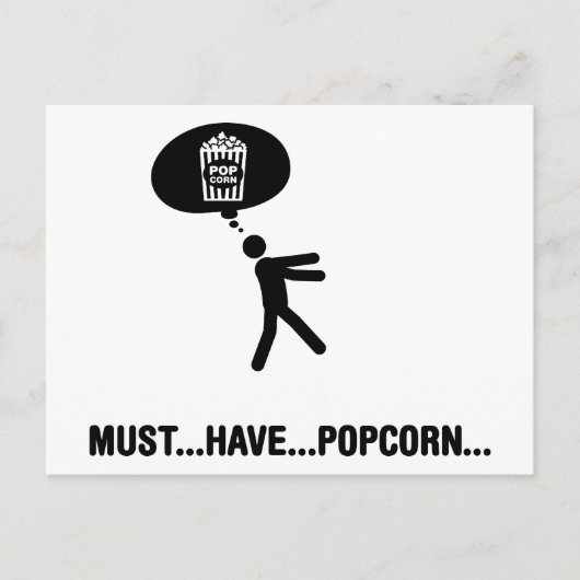 Popcorn Lover Postkarte (Vorderseite)