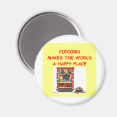 Popcorn Magnet (Vorderseite/Rückseite)