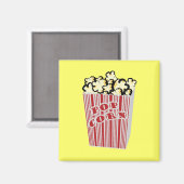 Popcorn-Magnet Magnet (Vorderseite/Rückseite)