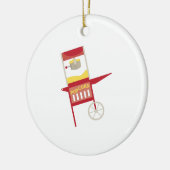 Popcorn-Maschine Keramik Ornament (Links)