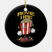 Popcorn Mascot Cartoon Keramik Ornament (Hinten)