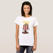 Popcorn Mascot Cartoon T-Shirt (Vorne ganz)