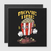 Popcorn-Maskottchen-Cartoon Magnetkarte (Vorne/Hinten)