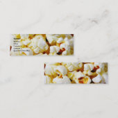 Popcorn Mini Visitenkarte (Vorne/Hinten)