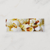 Popcorn Mini Visitenkarte (Rückseite)