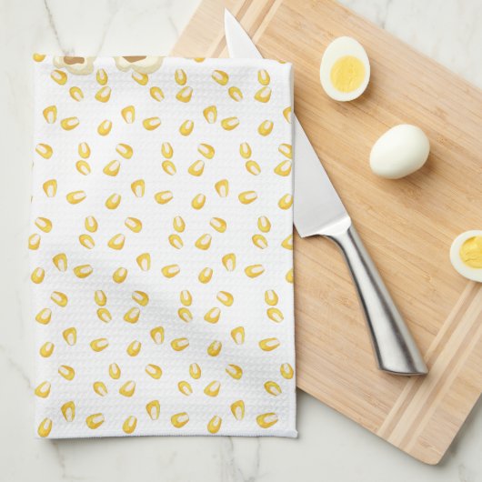 Popcorn mit geschmolzener Butter Geschirrtuch (Viertel Falte)