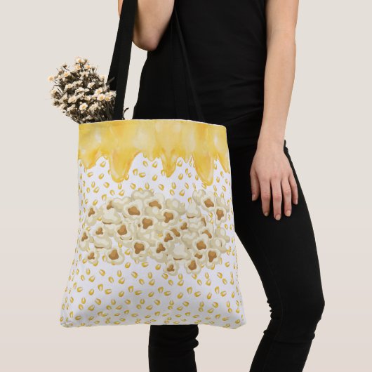 Popcorn mit geschmolzener Butter Tasche (Von Nahem)