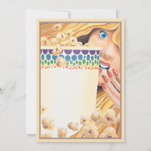 Popcorn © mitteilungskarte (Vorderseite)