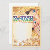 Popcorn © mitteilungskarte (Vorne/Hinten)