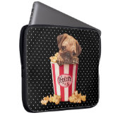 Popcorn-Mops Laptopschutzhülle (Vorne Rechts)