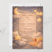 Popcorn Movie Magic Baby Shower Einladung (Vorderseite)