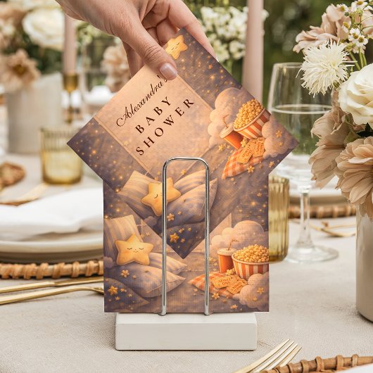 Popcorn Movie Magic Baby Shower Serviette