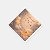 Popcorn Movie Magic Baby Shower Serviette (Ecke)