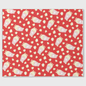 Popcorn Movie Muster Packpapier (Flach)