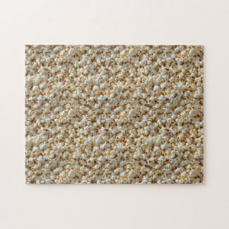 Popcorn Nahtloses Muster Puzzle