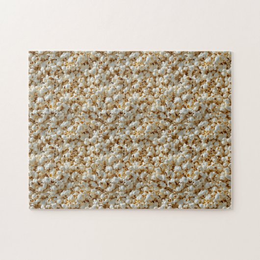 Popcorn Nahtloses Muster Puzzle (Horizontal)