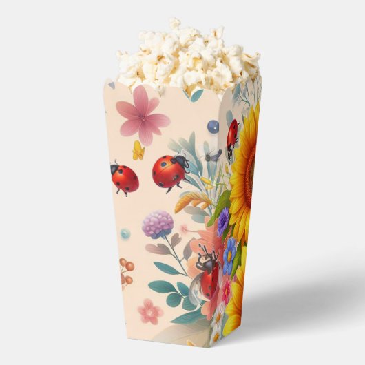 Popcorn Nature Favor Box Geschenkschachtel (Geplatzt)