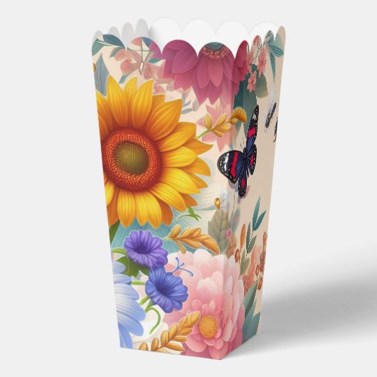 Popcorn Nature Gefälligkeitsbox Geschenkschachtel (Rückseite)