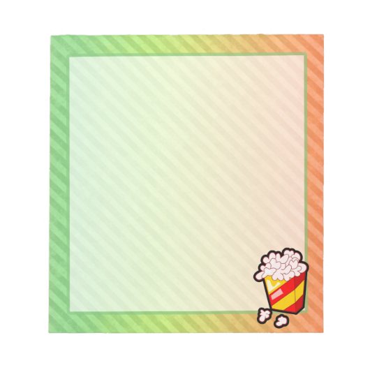 Popcorn Notizblock (Vorderseite)