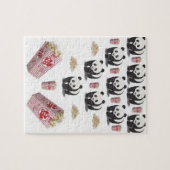 Popcorn Panda Bear Jigsaw Puzzle Daisy (Horizontal)