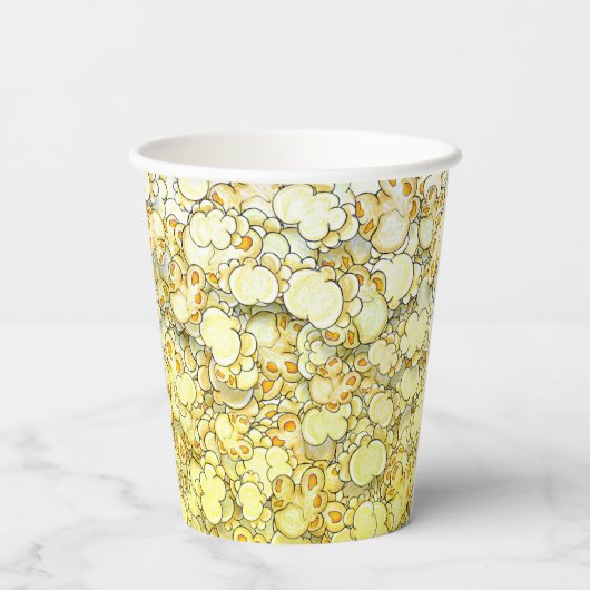 Popcorn Pappbecher (Rückseite)