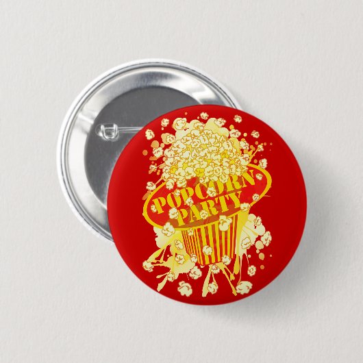 POPCORN_PARTY BUTTON (Vorne & Hinten)