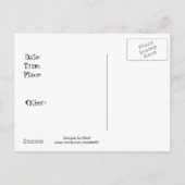 Popcorn-Party Einladung (Rückseite)