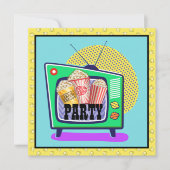 Popcorn Party / Filmnacht / Slumber Party, etc. Einladung (Vorderseite)