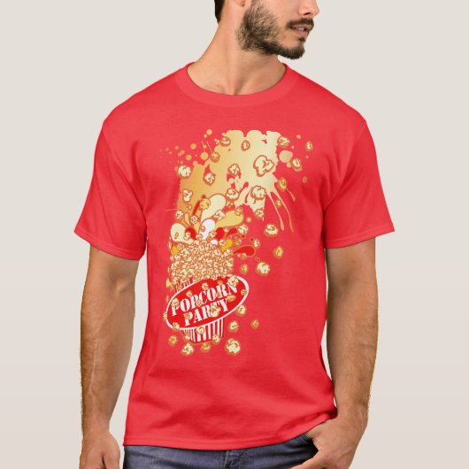 POPCORN_PARTY T-Shirt (Vorderseite)