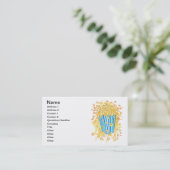 POPCORN_PARTY VISITENKARTE (Stehend Vorderseite)