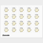 Popcorn Popcorn Puppy Dog Pun Sticker (Blatt)