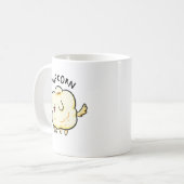 Popcorn Popcorn Puppy Dog Pun Tasse (Vorderseite Links)