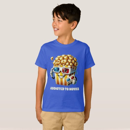 Popcorn-Popcorn T-Shirt (Vorne ganz)