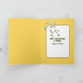 Popcorn poppen auf einem Maiskolben Karte (Innenseite)