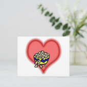Popcorn Postkarte (Stehend Vorderseite)