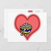 Popcorn Postkarte (Vorne/Hinten)