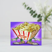 Popcorn Postkarte (Stehend Vorderseite)