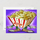 Popcorn Postkarte (Vorne/Hinten)