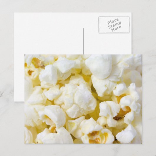 Popcorn Postkarte (Vorne/Hinten)