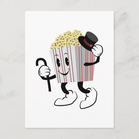 Popcorn Postkarte (Vorderseite)
