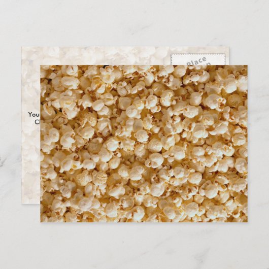 Popcorn Postkarte (Vorne/Hinten)