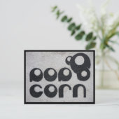 Popcorn Postkarte (Stehend Vorderseite)