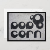 Popcorn Postkarte (Vorne/Hinten)