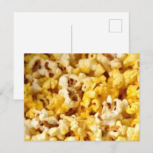 Popcorn Postkarte (Vorne/Hinten)