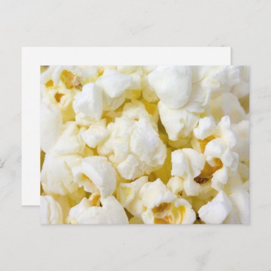 Popcorn Postkarte (Vorne/Hinten)
