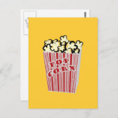 Popcorn Postkarte (Vorne/Hinten)