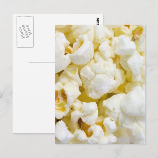 Popcorn Postkarte (Vorne/Hinten)