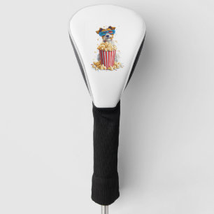 Popcorn Pup � Filmnacht Hund Golf Headcover