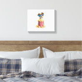 Popcorn Pup - Kinoabend Leinwanddruck (Insitu (Schlafzimmer))