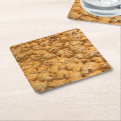 Popcorn Rechteckiger Pappuntersetzer (angewinkelt)